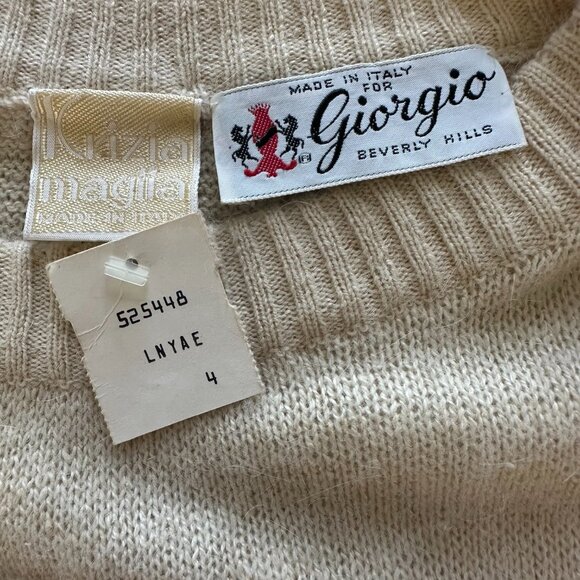 KRIZIA Vintage Dragon Sweater - Size 38 - New with Tags - 1980s - Made in Italy. - Picture 8 of 8